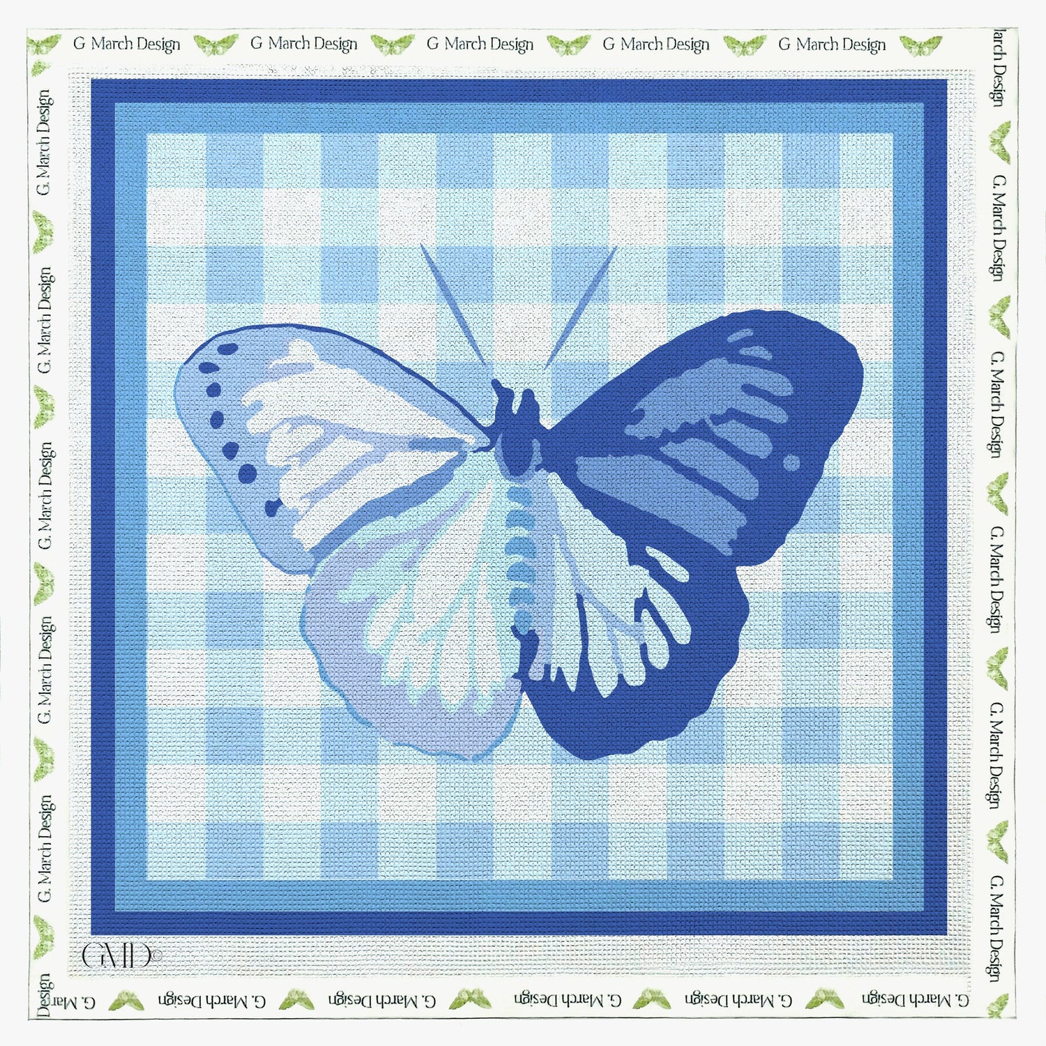 Blue Butterfly - Pillow