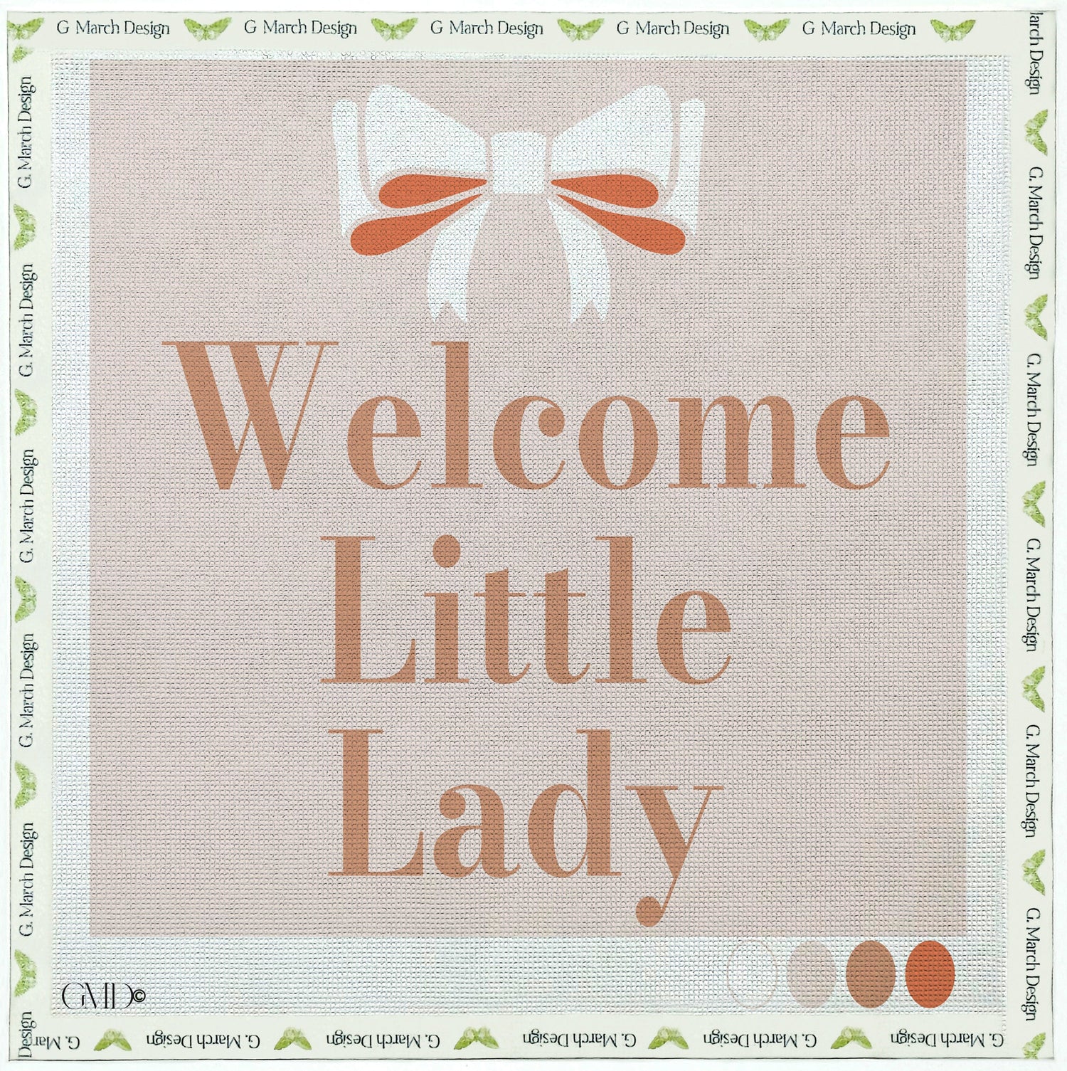 Welcome Little Lady Card Designs
