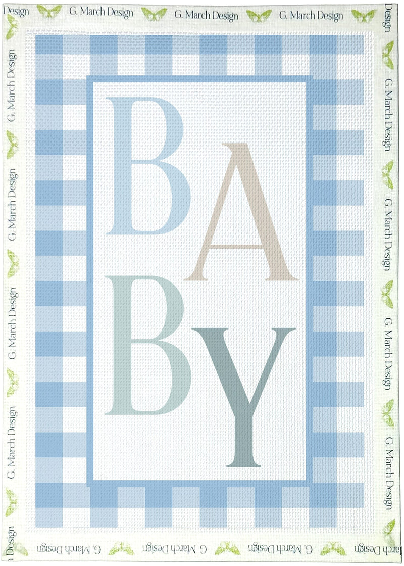 Little Boy Blue Needlepoint Greeting Card Kit