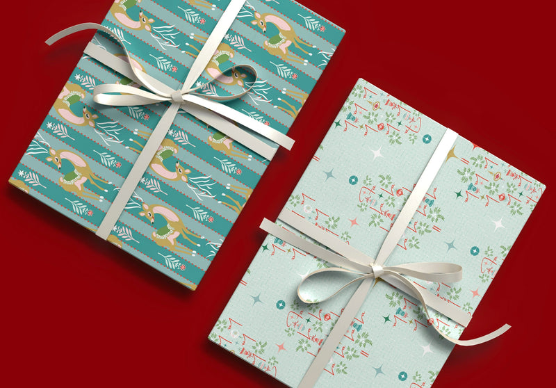 Fa La La – Mid-Century Christmas Surface Pattern Collection