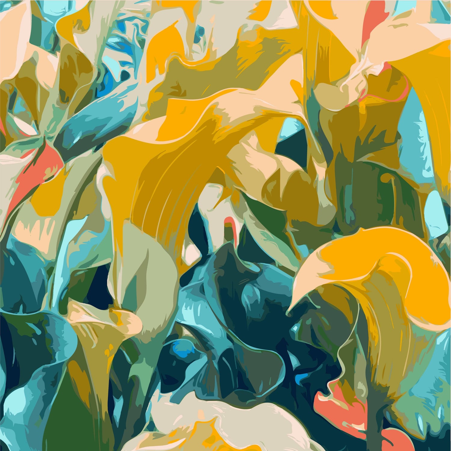 Golden Flare - Mural