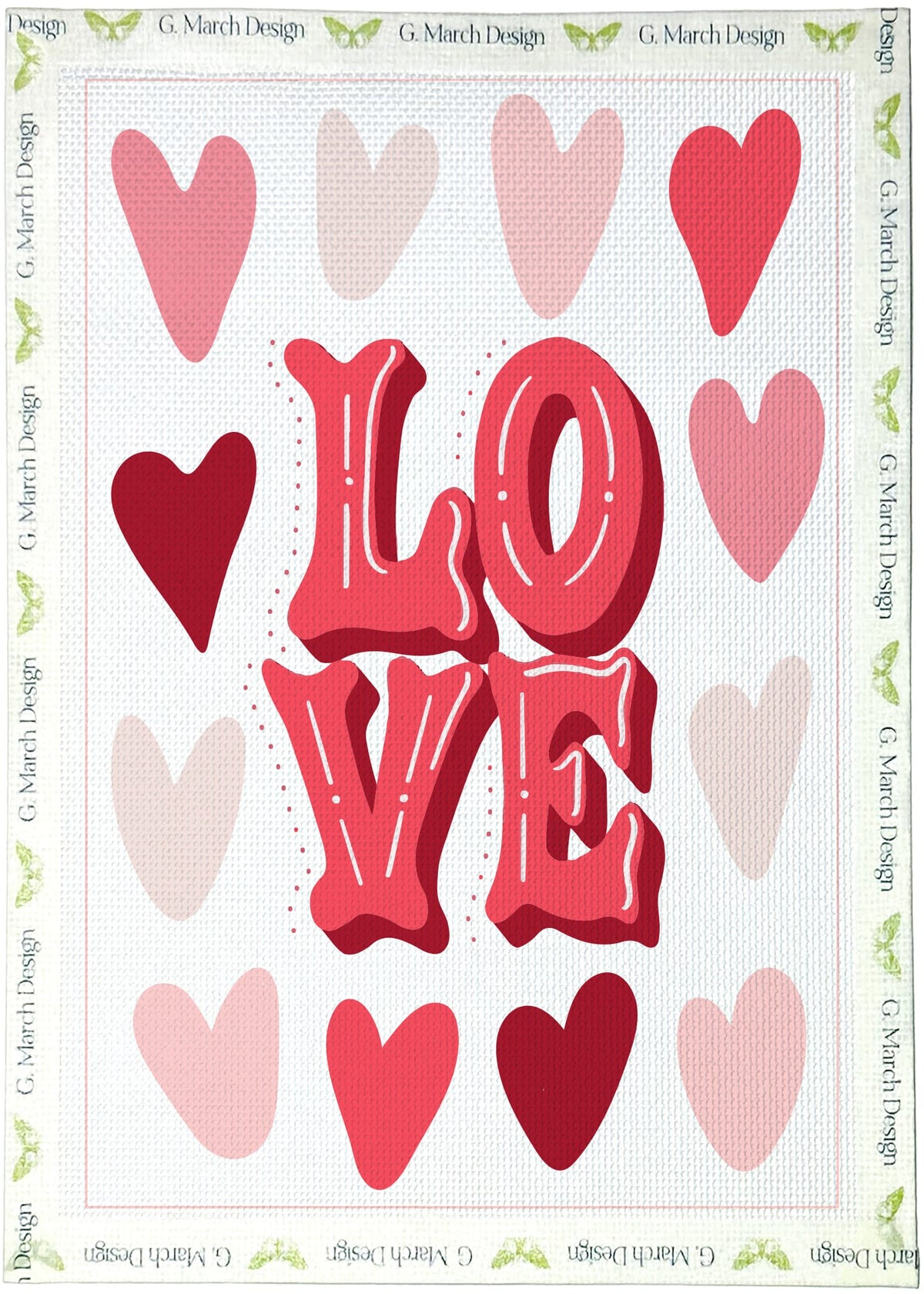 Love in Every Stitch Needlepoint Greeting Card Kit