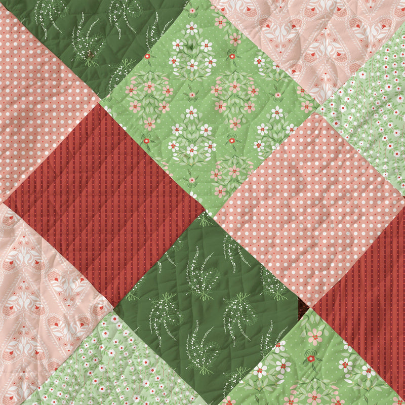 Peace & Joy – Holiday Floral Surface Pattern Collection