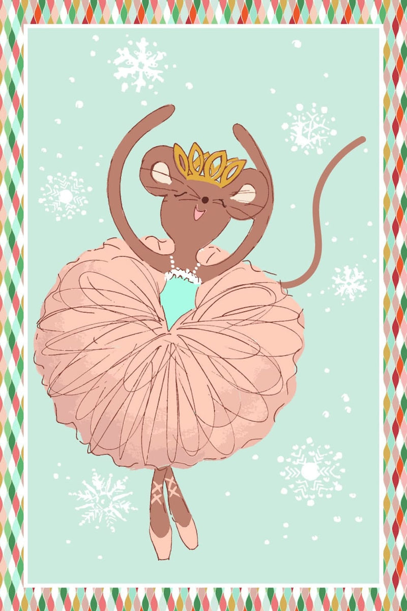Sugar Plum Fairy — Nutcracker Ballet Mouse Illustrated Fine Art Print | G March Design