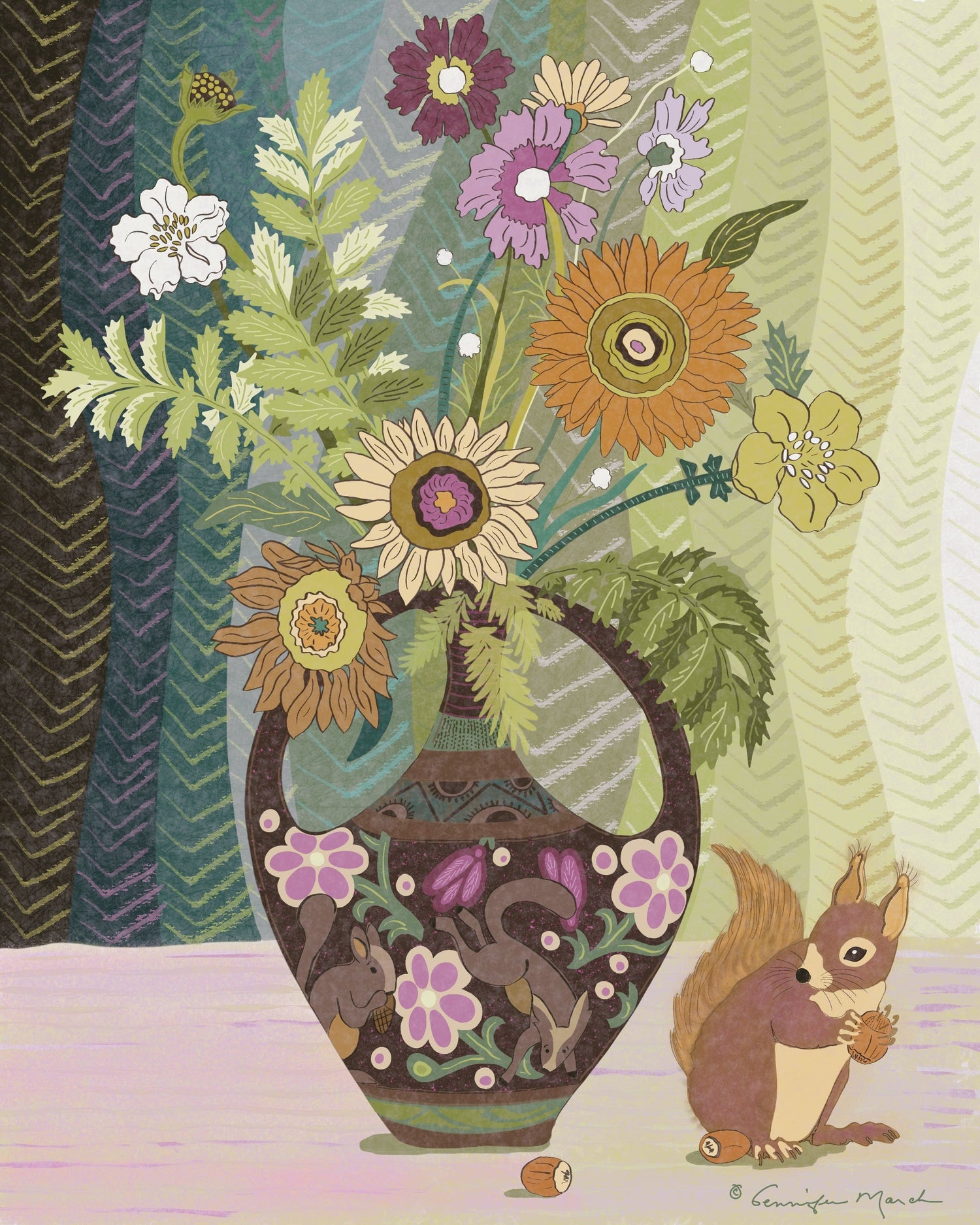 The Collector - Acrylic Painting