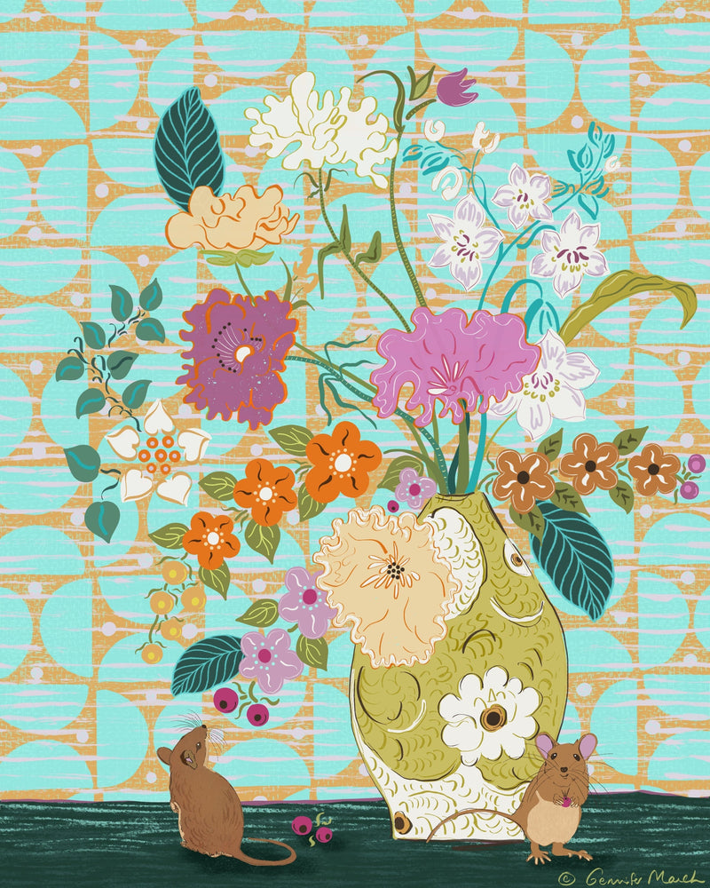 Tiny Thieves - Acrylic Painting