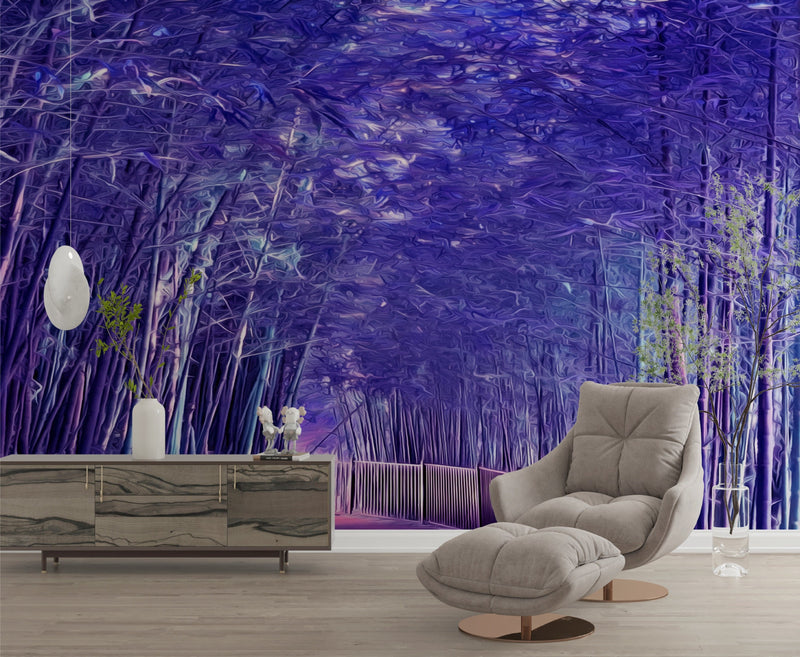 Violet Passage - Mural