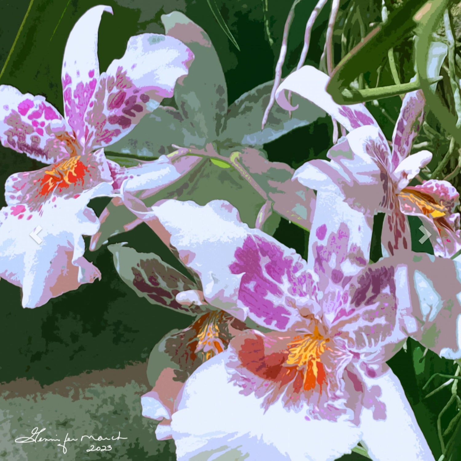 Wild Orchid Song - Fine Art Print