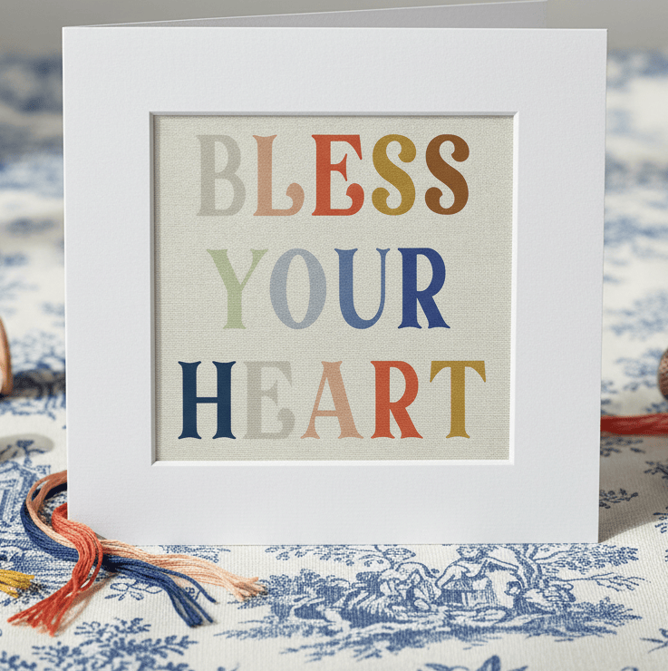 Bless Your Heart - Card Design